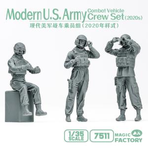 Modern U.S. Army Combat Vehicle Crew Set (2020) · MF 7511 ·  Magic Factory · 1:35