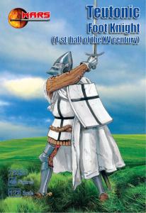 Teutonic Foot Knight I half of XV centur &middot; MRF 72057 &middot;  Mars Figures &middot; 1:72