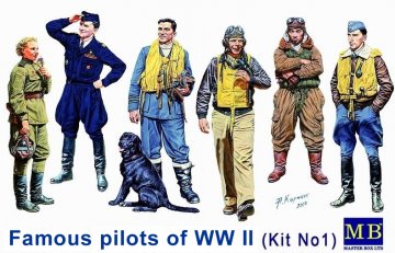 Famous WWII pilots set &middot; MBO 3201 &middot;  Master Box Plastic Kits &middot; 1:32