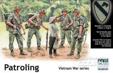 Patroling, Vietnam &middot; MBO 3599 &middot;  Master Box Plastic Kits &middot; 1:35