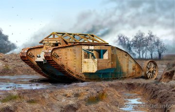 MKI Male British Tank 1916 &middot; MBO 72001 &middot;  Master Box Plastic Kits &middot; 1:72