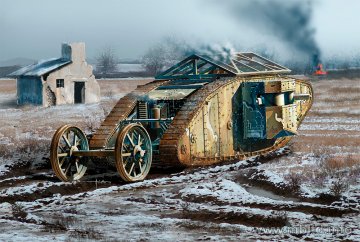 MKI Female British Tank 1916 &middot; MBO 72002 &middot;  Master Box Plastic Kits &middot; 1:72