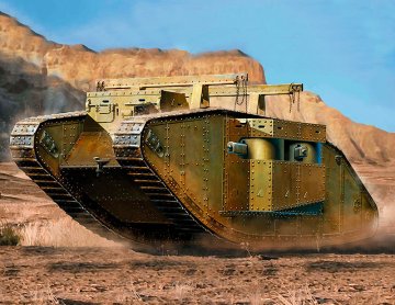 MK I Female Gaza Strip &middot; MBO 72004 &middot;  Master Box Plastic Kits &middot; 1:72