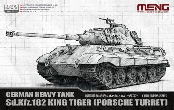 German Heavy Tank Sd.Kfz.182 King Tiger (Porsche Turret) &middot; MEN 72010 &middot;  MENG Models &middot; 1:72