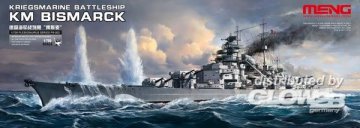 Kriegsmarine Battleship KM Bismarck · MEN PS003 ·  MENG Models · 1:700