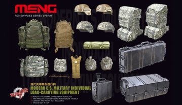 Modern U.S. Military individual load-car &middot; MEN SPS015 &middot;  MENG Models &middot; 1:35