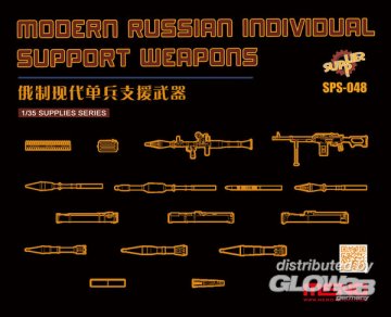 Modern Russian Individual Support Weapon (resin) &middot; MEN SPS048 &middot;  MENG Models &middot; 1:35