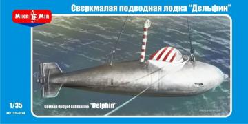 German midget submarine Delphin-1 · MMR 35004 ·  Micro Mir · 1:35