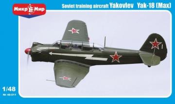 Yakovlev Yak-18(max) Soviet trainer aircraft &middot; MMR 48011 &middot;  Micro Mir &middot; 1:48
