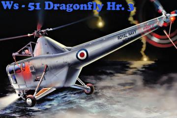 WS-51 Dragonfly Hr.3 Royal Navy · MMR AMP48004 ·  Micro Mir · 1:48