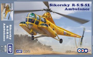 Sikorsky R-5/S-51 Ambulance · MMR AMP72012 ·  Micro Mir · 1:72