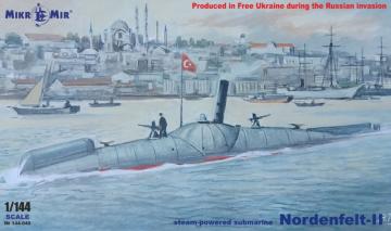 Nordenfeld II Turkish submarine &middot; MMR MM144040 &middot;  Micro Mir &middot; 1:144