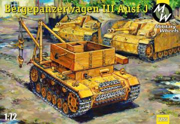 Bergpanzerwagen III Ausf.J · MW 7255 ·  Military Wheels · 1:72