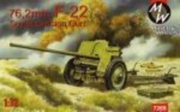 F-22 Soviet 76, 2mm division gun · MW 7269 ·  Military Wheels · 1:72