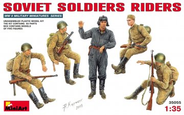 Sowjetische Soldaten (Mitfahrer) · MA 35055 ·  Mini Art · 1:35