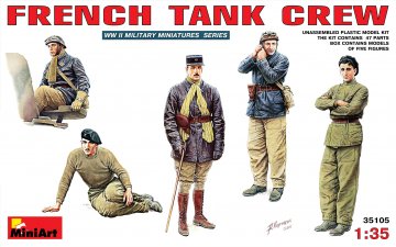 Franzsische Panzer-Crew · MA 35105 ·  Mini Art · 1:35