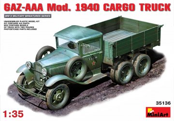 GAZ-AAA Mod. 1940 Cargo Truck · MA 35136 ·  Mini Art · 1:35