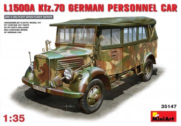 L1500A (Kfz.70) German Personel Car · MA 35147 ·  Mini Art · 1:35