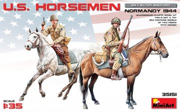 U.S.Horsemen, Normandy 1944 · MA 35151 ·  Mini Art · 1:35