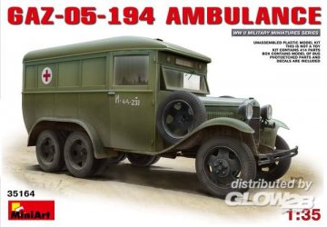 GAZ-05-194 Ambulance · MA 35164 ·  Mini Art · 1:35