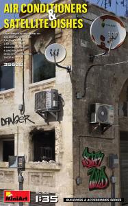 Air Conditioners & Satellite Dishes · MA 35638 ·  Mini Art · 1:35