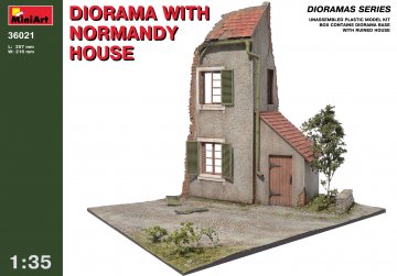 Diorama mit Haus in der Normandie · MA 36021 ·  Mini Art · 1:35