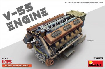 V-55 Engine · MA 37025 ·  Mini Art · 1:35