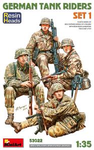 Dt. Panzerbesatzung sitzend - Resin Kpfe [4 Figuren] · MA 53022 ·  Mini Art · 1:35