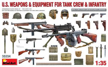 U.S. Weapons & Equipment for Tank Crew & Infantry &middot; MA 35334 &middot;  Miniart &middot; 1:35