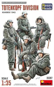 Totenkopf Division Kharkov 1943 - Resin Heads &middot; MA 35397 &middot;  Miniart &middot; 1:35