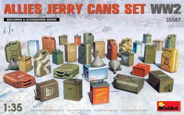 Allies Jerry Cans Set WW2 &middot; MA 35587 &middot;  Miniart &middot; 1:35