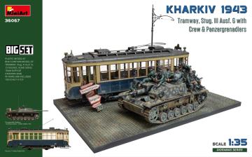 Big-Set Kharkiv 1943 - Tram + StuG III + Figuren · MA 36067 · Miniart · 1:35 Big-Set Kharkiv 1943 - Tram + StuG III + Figuren · MA 36067 · Miniart · 1:35