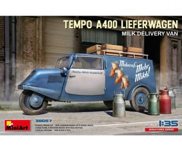 Tempo A400 Lieferwagen Milchwagen · MA 38057 · Miniart · 1:35 Tempo A400 Lieferwagen Milchwagen · MA 38057 · Miniart · 1:35