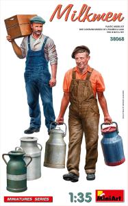 Milchmann mit Zubeh�r (2 Figuren) &middot; MA 38068 &middot;  Miniart &middot; 1:35