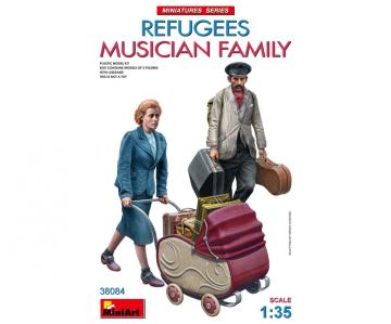 Reisende Musikerfamilie - Figurenset (2) &middot; MA 38084 &middot;  Miniart &middot; 1:35