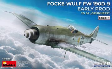 Focke-Wulf Fw 190D-9 Early Prod. JG 54 Gr�nherz - Basic Kit. &middot; MA 48035 &middot;  Miniart &middot; 1:48