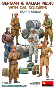 Dt./Ital. Piloten (6) N.A. &middot; MA 49018 &middot;  Miniart &middot; 1:48