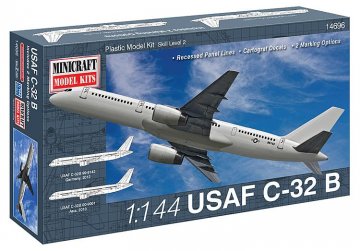USAF C-32B &middot; MIN 14696 &middot;  Minicraft Model Kits &middot; 1:144