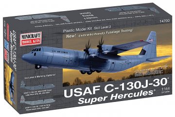 Lockheed C-130J-30 Super Hercules · MIN 14700 ·  Minicraft Model Kits · 1:144