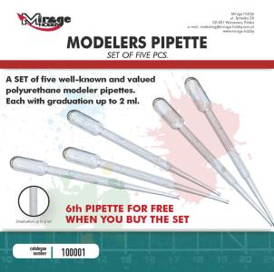 Pipetten (5 Stck - 2 ml) · MG 100001 ·  Mirage Hobby