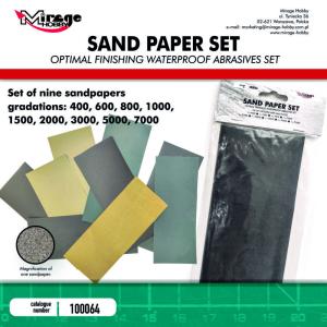 Sanp Paper (9 pcs: 400, 600, 800, 1000, 1500, 2000, 3000, 5000, 7000,) · MG 100064 ·  Mirage Hobby