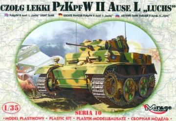 PzKpfw II Ausf. L Luchs mit Fototzteilen · MG 35107 ·  Mirage Hobby · 1:35