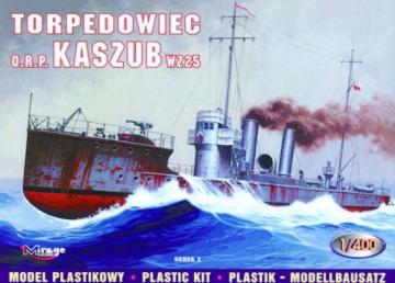 Torpedoboot ORP Kaszub · MG 40027 ·  Mirage Hobby · 1:400