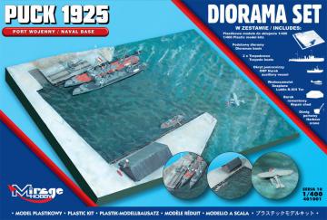 Puck 1925 Diorama Set (Naval Base) &middot; MG 401001 &middot;  Mirage Hobby &middot; 1:400
