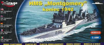 HMS ´Montgomery´ late 1942 · MG 40607 ·  Mirage Hobby · 1:400