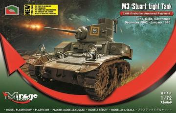 M3 STUART Light Tank 2/6th Australian Armoured Regiment(Buna,Gona,Dec.42 &middot; MG 726069 &middot;  Mirage Hobby &middot; 1:72