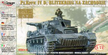 Pz.Kpfw. IVD BLITZKRIEG in the WEST · MG 72854 ·  Mirage Hobby · 1:72