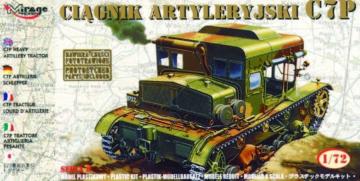 Schwerer Artillerie Traktor C7P mit Fototzteilen · MG 72891 ·  Mirage Hobby · 1:72