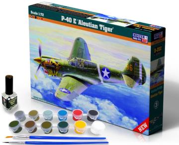 P-40E Aleutian Tiger - Starter Set · MC SD202 ·  Mistercraft · 1:72