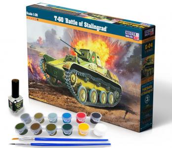 T-60 Battle of Stalingrad - Model Set &middot; MC SE04 &middot;  Mistercraft &middot; 1:35
